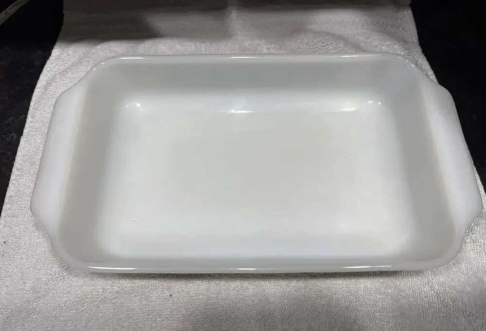 Fire-King white milk